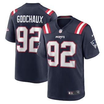 mens nike davon godchaux navy new england patriots game jers